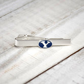 Fan Frenzy Gifts BYU Cougars Officially Licensed Silver Colored Tiebar